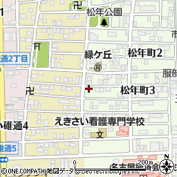 愛知県名古屋市中川区松年町3丁目42-1周辺の地図
