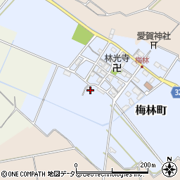 滋賀県東近江市梅林町394周辺の地図