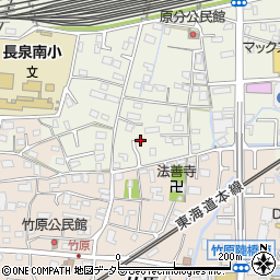 静岡県駿東郡長泉町下土狩1630-1周辺の地図