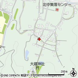 兵庫県丹波市柏原町北中285周辺の地図