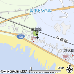 千葉県鴨川市浜荻1058-1周辺の地図