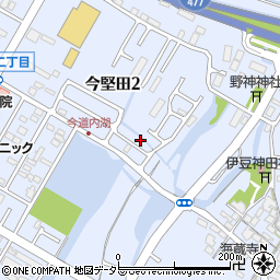 滋賀県大津市今堅田2丁目29-80周辺の地図