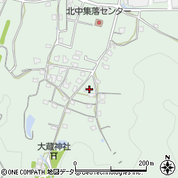 兵庫県丹波市柏原町北中243周辺の地図