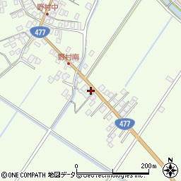 滋賀県近江八幡市野村町308周辺の地図