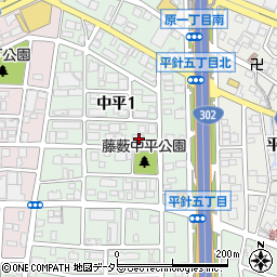 愛知県名古屋市天白区中平1丁目1108周辺の地図