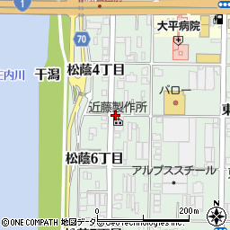 愛知県名古屋市中川区下之一色町松蔭５丁目周辺の地図
