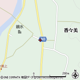 岡山県苫田郡鏡野町香々美727周辺の地図