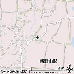 岡山県津山市新野山形1868周辺の地図
