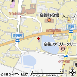 奈義町役場　奈義町観光案内所周辺の地図