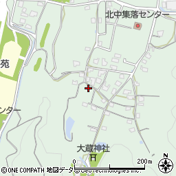 兵庫県丹波市柏原町北中292周辺の地図