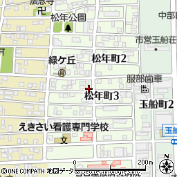 愛知県名古屋市中川区松年町3丁目22周辺の地図