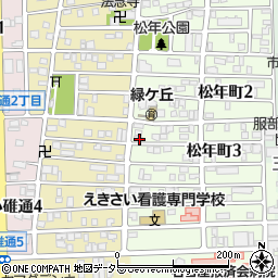 愛知県名古屋市中川区松年町3丁目14-1周辺の地図