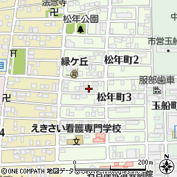 愛知県名古屋市中川区松年町3丁目18周辺の地図