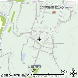 兵庫県丹波市柏原町北中318周辺の地図