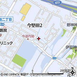 滋賀県大津市今堅田2丁目29-75周辺の地図