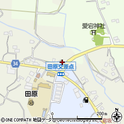鴨川田原郵便局周辺の地図