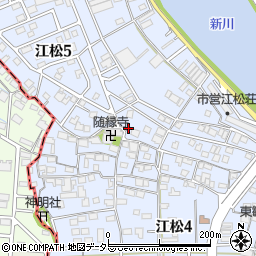 江松公民館周辺の地図