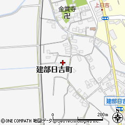 滋賀県東近江市建部日吉町周辺の地図