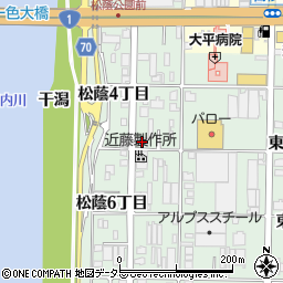 愛知県名古屋市中川区下之一色町松蔭５丁目8周辺の地図