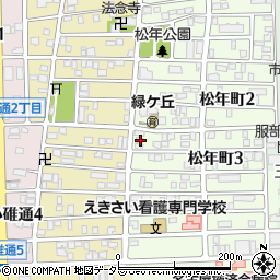 愛知県名古屋市中川区松年町3丁目14周辺の地図