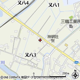 愛知県弥富市又八町周辺の地図