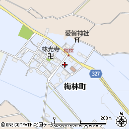 滋賀県東近江市梅林町218周辺の地図