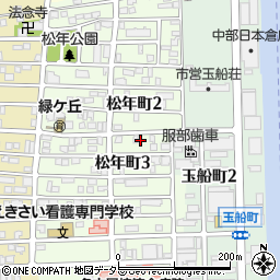 愛知県名古屋市中川区松年町3丁目5-2周辺の地図