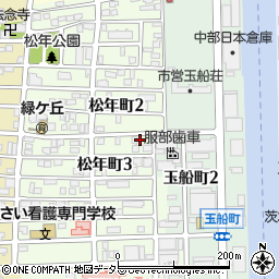 愛知県名古屋市中川区松年町3丁目3周辺の地図