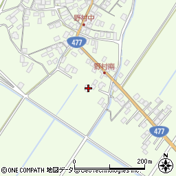 滋賀県近江八幡市野村町1375周辺の地図