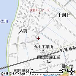 愛知県愛西市善太新田町十割上65周辺の地図