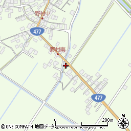 滋賀県近江八幡市野村町307周辺の地図