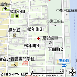 愛知県名古屋市中川区松年町3丁目4周辺の地図