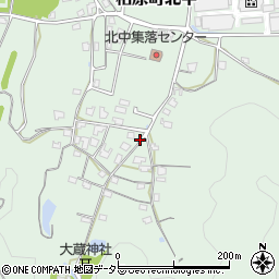 兵庫県丹波市柏原町北中325周辺の地図