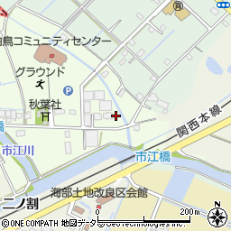 愛知県弥富市東中地2丁目21周辺の地図