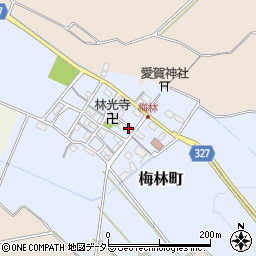 滋賀県東近江市梅林町219周辺の地図