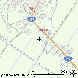 滋賀県近江八幡市野村町1379周辺の地図