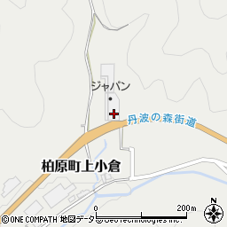 兵庫県丹波市柏原町上小倉325周辺の地図