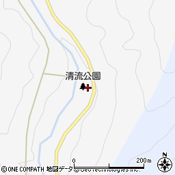愛知県北設楽郡設楽町東納庫長尾周辺の地図
