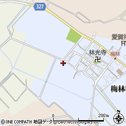 滋賀県東近江市梅林町602周辺の地図