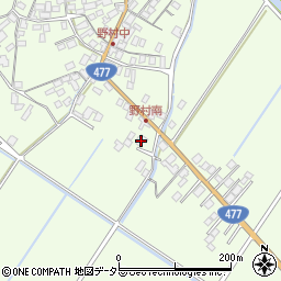 滋賀県近江八幡市野村町1380周辺の地図