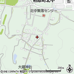 兵庫県丹波市柏原町北中324周辺の地図