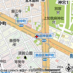 愛知県名古屋市熱田区中瀬町周辺の地図