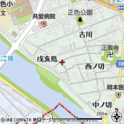 愛知県名古屋市中川区下之一色町戌亥島9-15周辺の地図