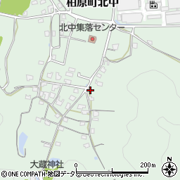 兵庫県丹波市柏原町北中213周辺の地図