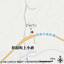 兵庫県丹波市柏原町上小倉334-1周辺の地図