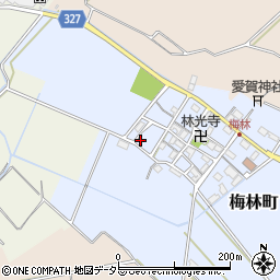 滋賀県東近江市梅林町328-1周辺の地図