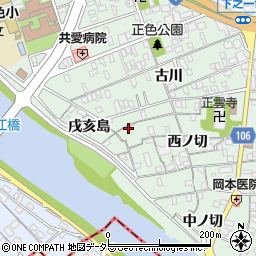 愛知県名古屋市中川区下之一色町戌亥島9-18周辺の地図