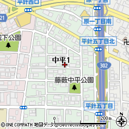 愛知県名古屋市天白区中平1丁目906周辺の地図