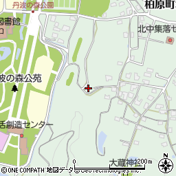 兵庫県丹波市柏原町北中950周辺の地図