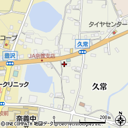 岡山県勝田郡奈義町久常241周辺の地図